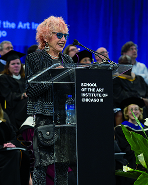 Judy Chicago Judy Chicago to Deliver Commencement Address at SAIC